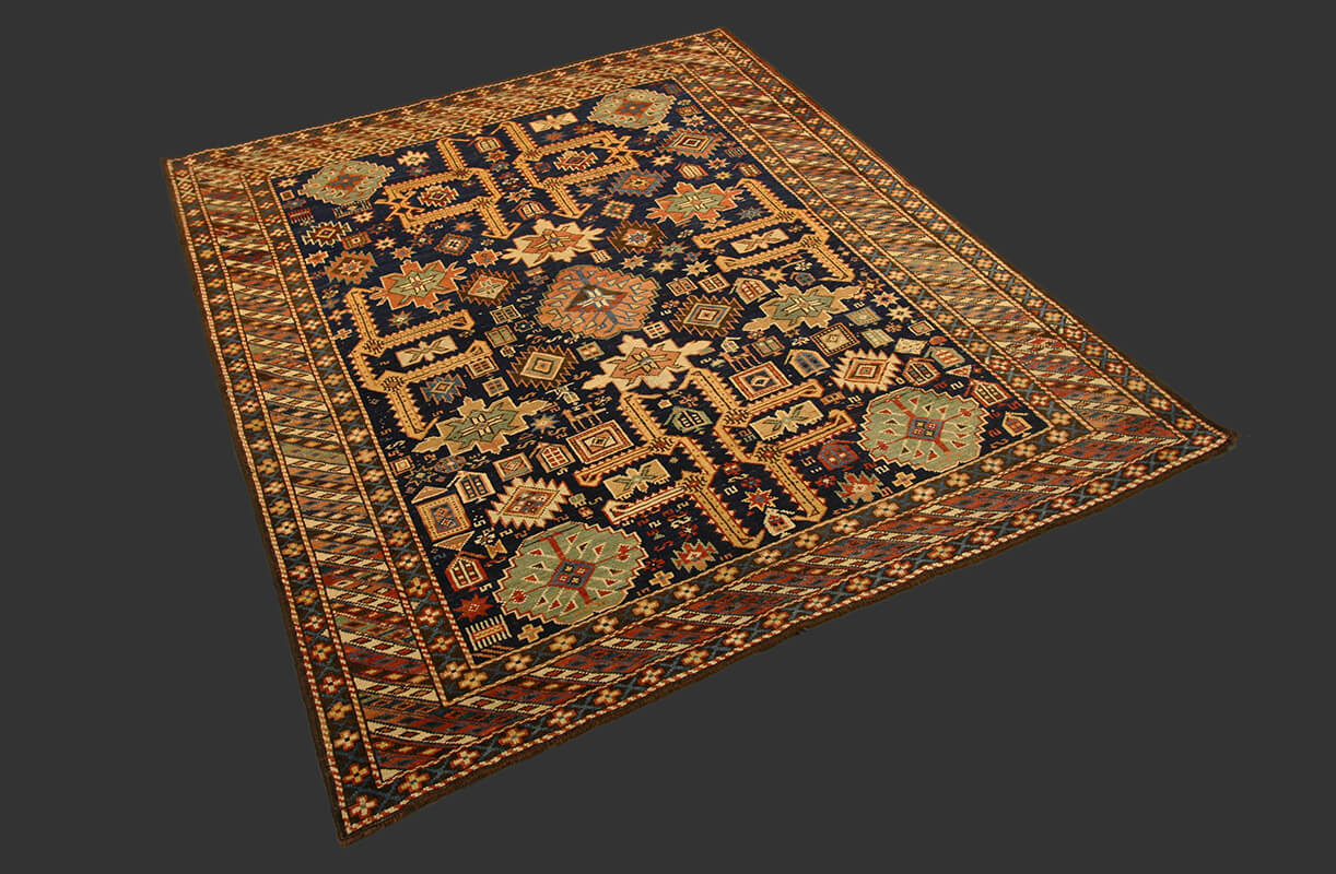 Tapis Azerbaïdjanais Antique Karagashli n°:71240738